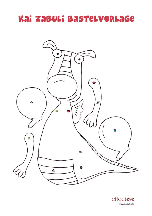 #25 Zabuli zum Basteln - kostenloser Download