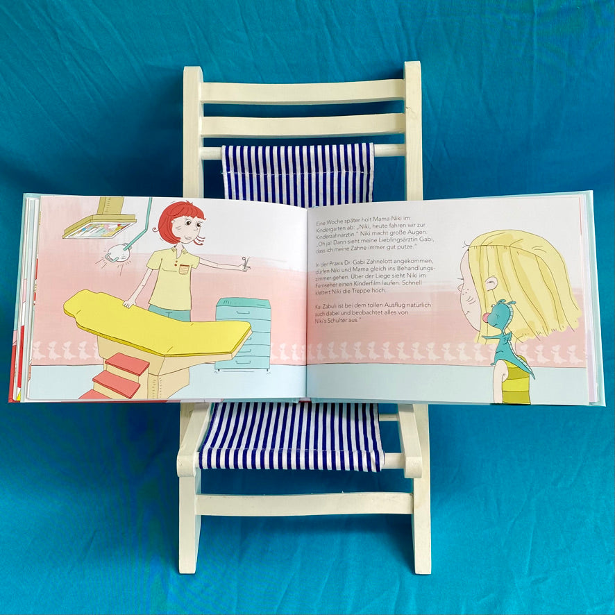 Zabuli Zauberdrache Zahnputz-Kinderbuch Stofftier Effecteve Verlag München Eve Kling