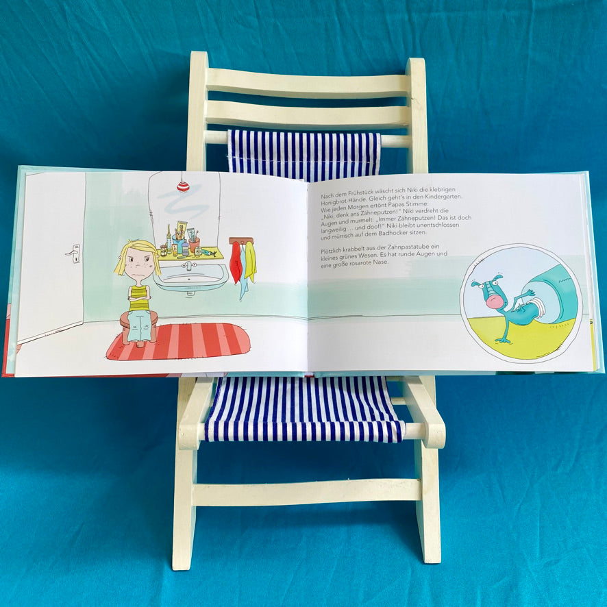 Zabuli Zauberdrache Zahnputz-Kinderbuch Stofftier Effecteve Verlag München Eve Kling